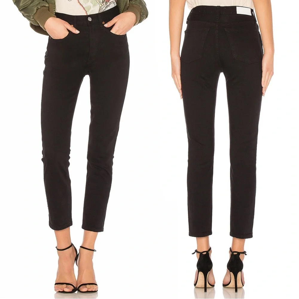 RE/DONE Originals Double Needle Crop Jeans